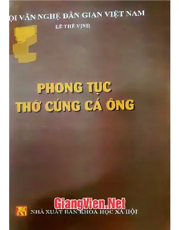 Phong tục thờ cúng cá ông