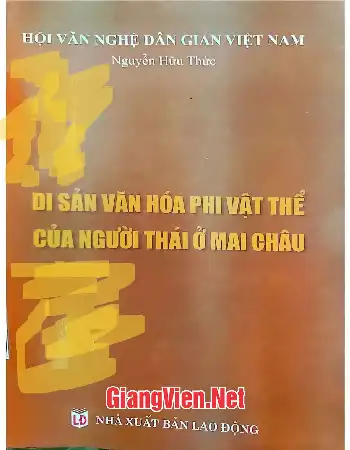 Di sản văn hóa phi vật thể của người Thái ở Mai Châu