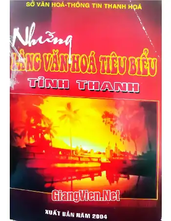 Những làng văn hóa tiêu biểu tỉnh Thanh