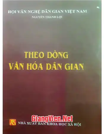 Theo dòng văn hóa dân gian