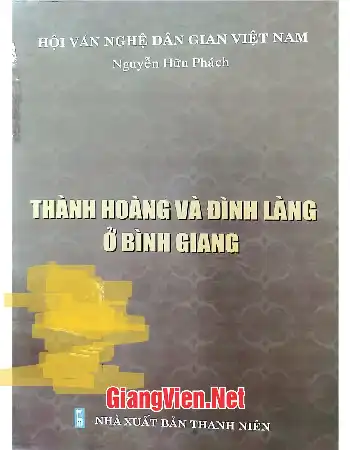 Thành hoàng và đình làng ở Bình Giang