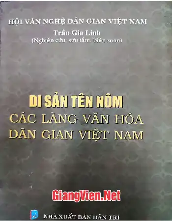 Di sản tên Nôm các làng văn hóa dân gian Việt Nam