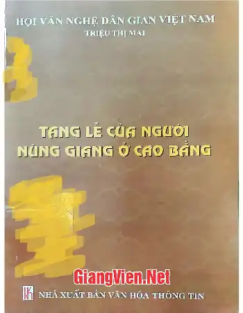Tang lễ của người Nùng Giang ở Cao Bằng