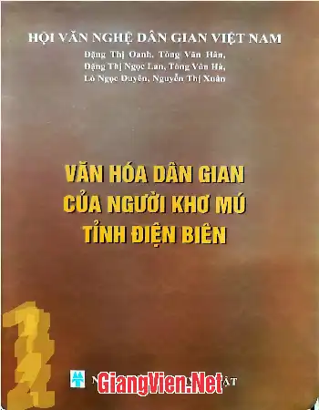 Văn hóa dân gian của người Khơ Mú tỉnh Điện Biên
