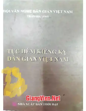 Tục hèm kiêng kỵ dân gian Việt Nam