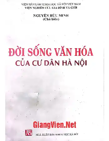 Đời sống văn hóa của cư dân Hà Nội