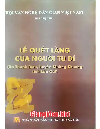 Lễ quét làng của người Tu Dí