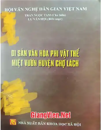 Di sản văn hóa phi vật thể miệt vườn huyện Chợ Lách