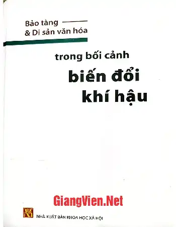Bảo tàng  Di sản văn hóa trong bối cảnh biến đổi khí hậu, Quốc tế