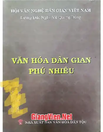 Văn hóa dân gian Phú Nhiêu
