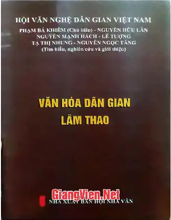 Văn hóa dân gian Lâm Thao