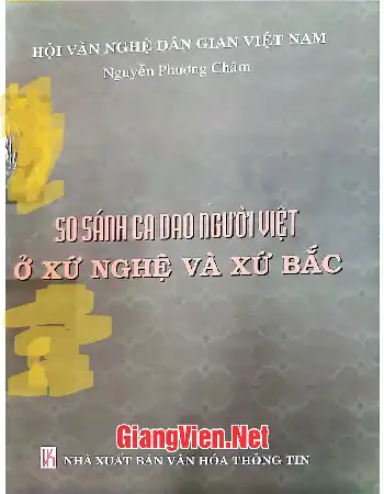 So sánh ca dao người Việt ở xứ Nghệ và xứ Bắc