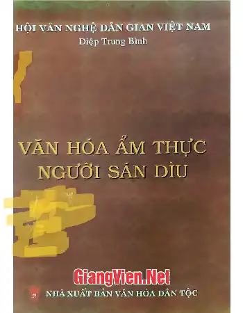 Văn hóa ẩm thực người Sán Dìu