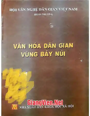 Văn hóa dân gian vùng Bảy Núi