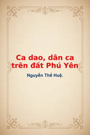 Ca dao dân ca trên đất Phú Yên