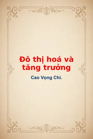 Đô thị hoá và tăng trưởng