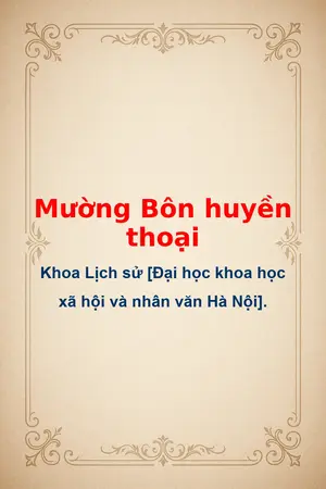 Mường Bôn huyền thoại