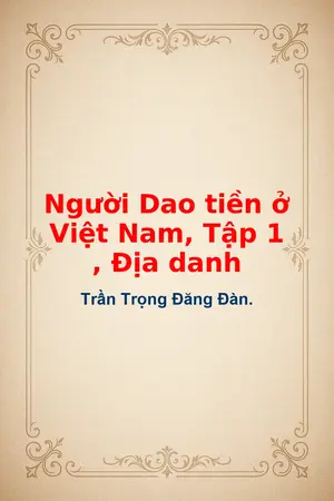 Người Dao tiền ở Việt Nam Tập 1 Địa danh