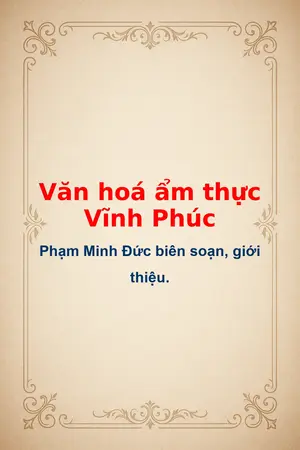 Văn hoá ẩm thực Vĩnh Phúc