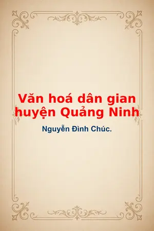 Văn hoá dân gian huyện Quảng Ninh