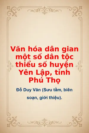 Văn hóa dân gian một số dân tộc thiểu số huyện Yên Lập tỉnh Phú Thọ