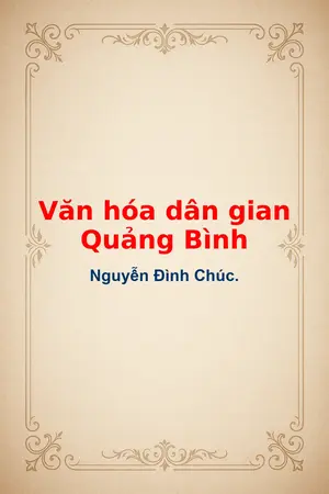 Văn hóa dân gian Quảng Bình