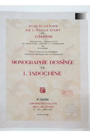 Monographie dessine de Indochine 3 (Chuyên khảo minh họa về Đông Dương 3)
