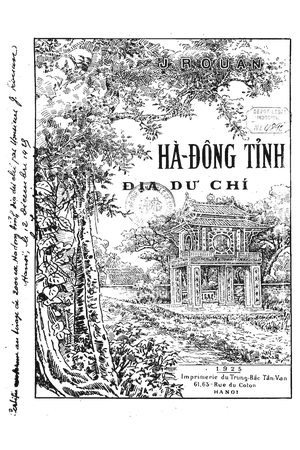 Hà Đông tỉnh địa dư chí