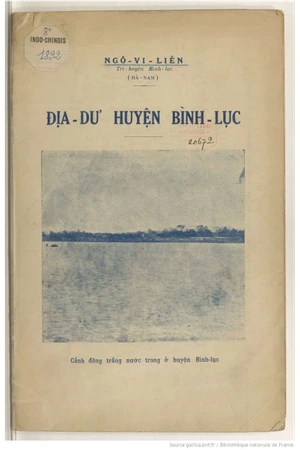 Địa dư huyện Bình Lục