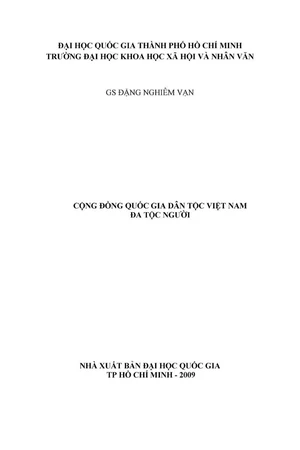 Cộng đồng quốc gia dân tộc Việt Nam đa tộc người