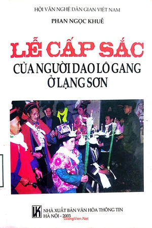 Lễ cấp sắc của người Dao Lô Gang ở Lạng Sơn