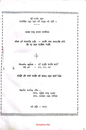 Dùng lý thuyết tâm - biên cho nghiên cứu âm vị học tiếng Việt