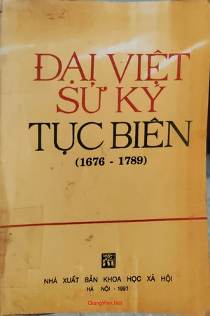 Đại Việt sử ký tục biên 1676 đến 1789