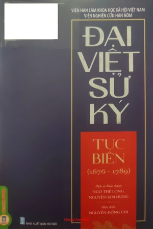 Đại Việt sử ký tục biên từ 1676 đến 1789