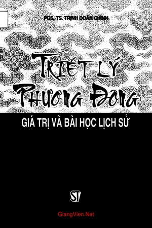 Triết lý phương đông - Giá trị và bài học lịch sử