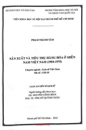 Sản xuất và tiêu thụ hàng hóa ở Miền Nam Việt Nam (1954 - 1975)