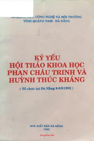 Kỷ yếu Hội thảo khoa học Phan Châu Trinh và Huỳnh Thúc Kháng