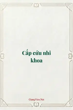 Cấp cứu nhi khoa