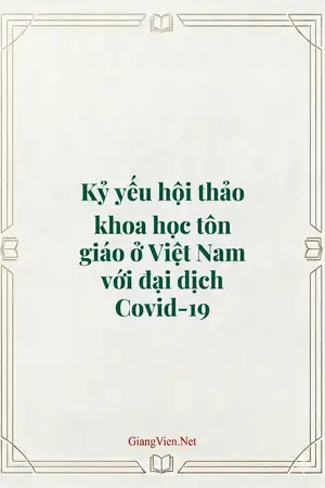 Kỷ yếu hội thảo khoa học tôn giáo ở Việt Nam với đại dịch Covid-19
