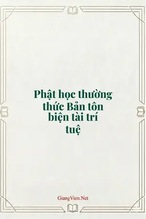 Phật học thường thức Bản tôn biện tài trí tuệ