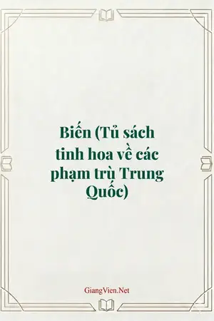Biến (Tủ sách tinh hoa về các phạm trù Trung Quốc)
