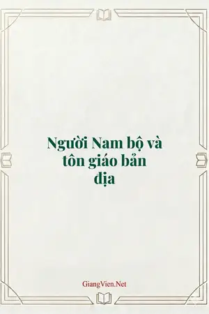 Người Nam bộ và tôn giáo bản địa