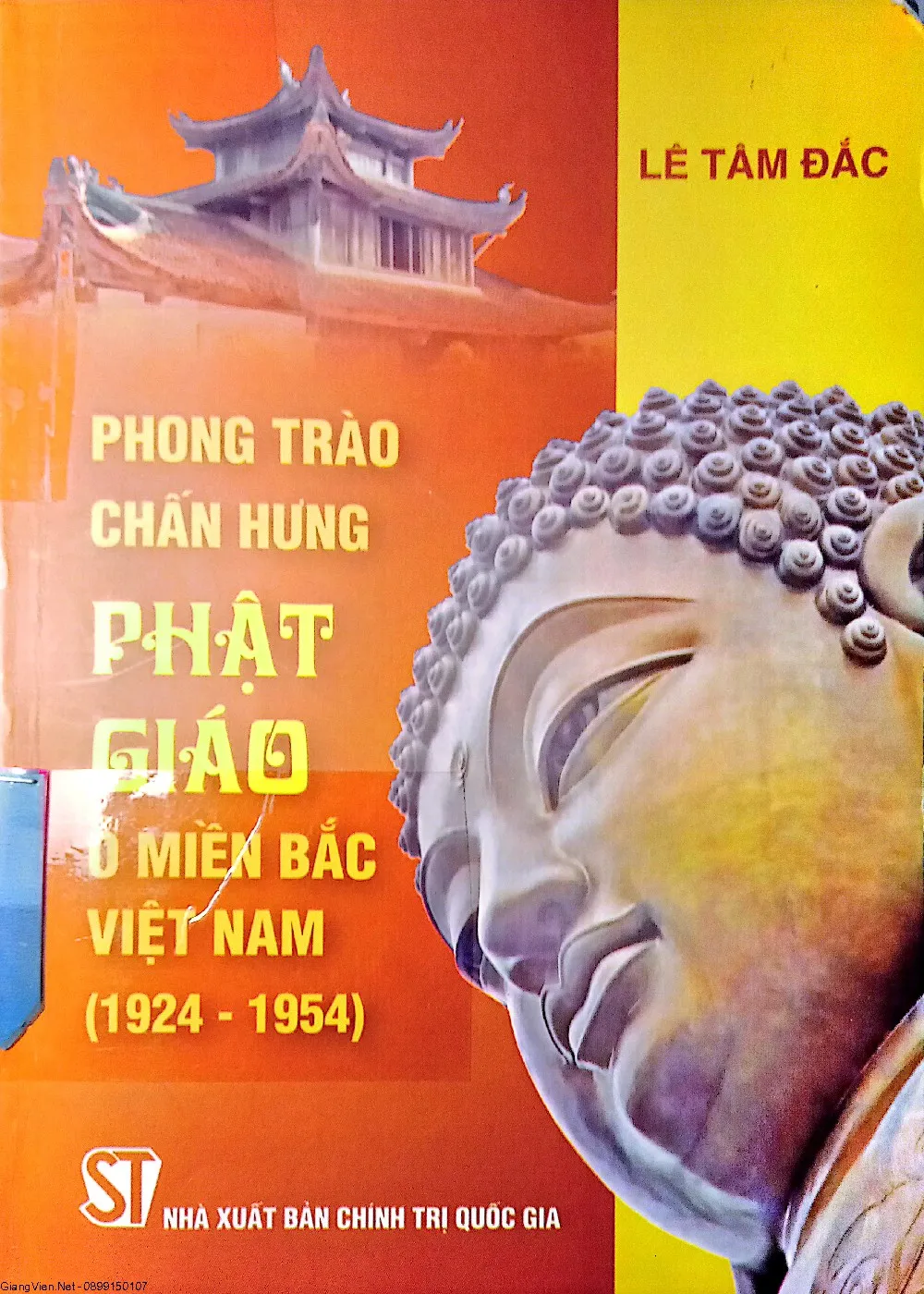 Ảnh bìa của Sách Phong trào chấn hưng Phật giáo ở Miền Bắc Việt Nam 1924 - 1954