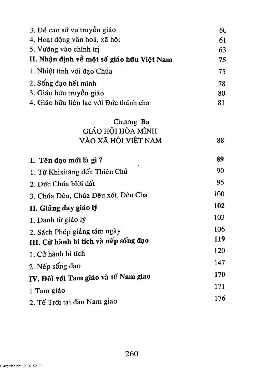 Mục lục chi tiết trang 2 sách Hòa mình vào xã hội Việt Nam