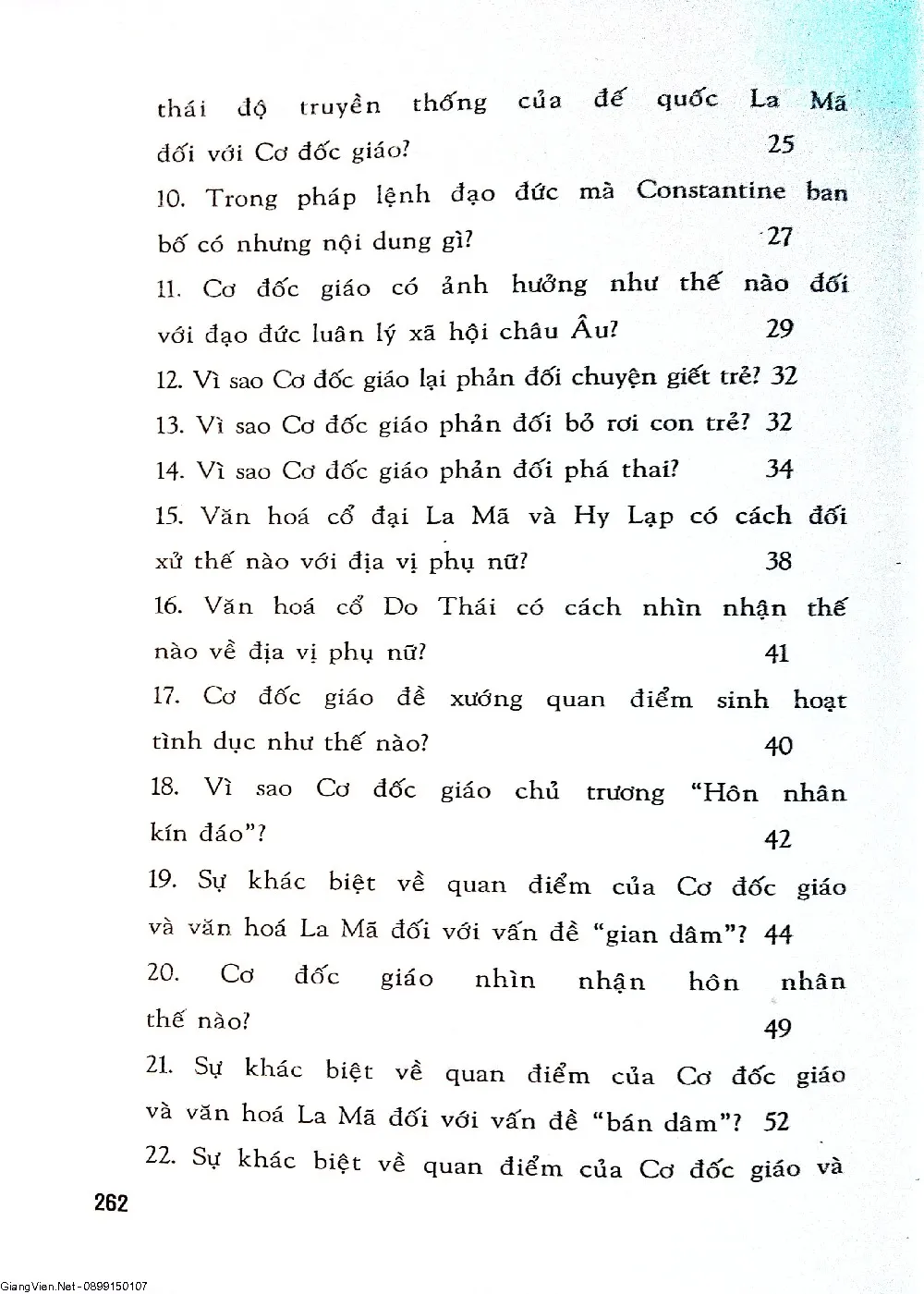 Mục lục chi tiết trang 2 sách Tái sinh ở Phương Tây