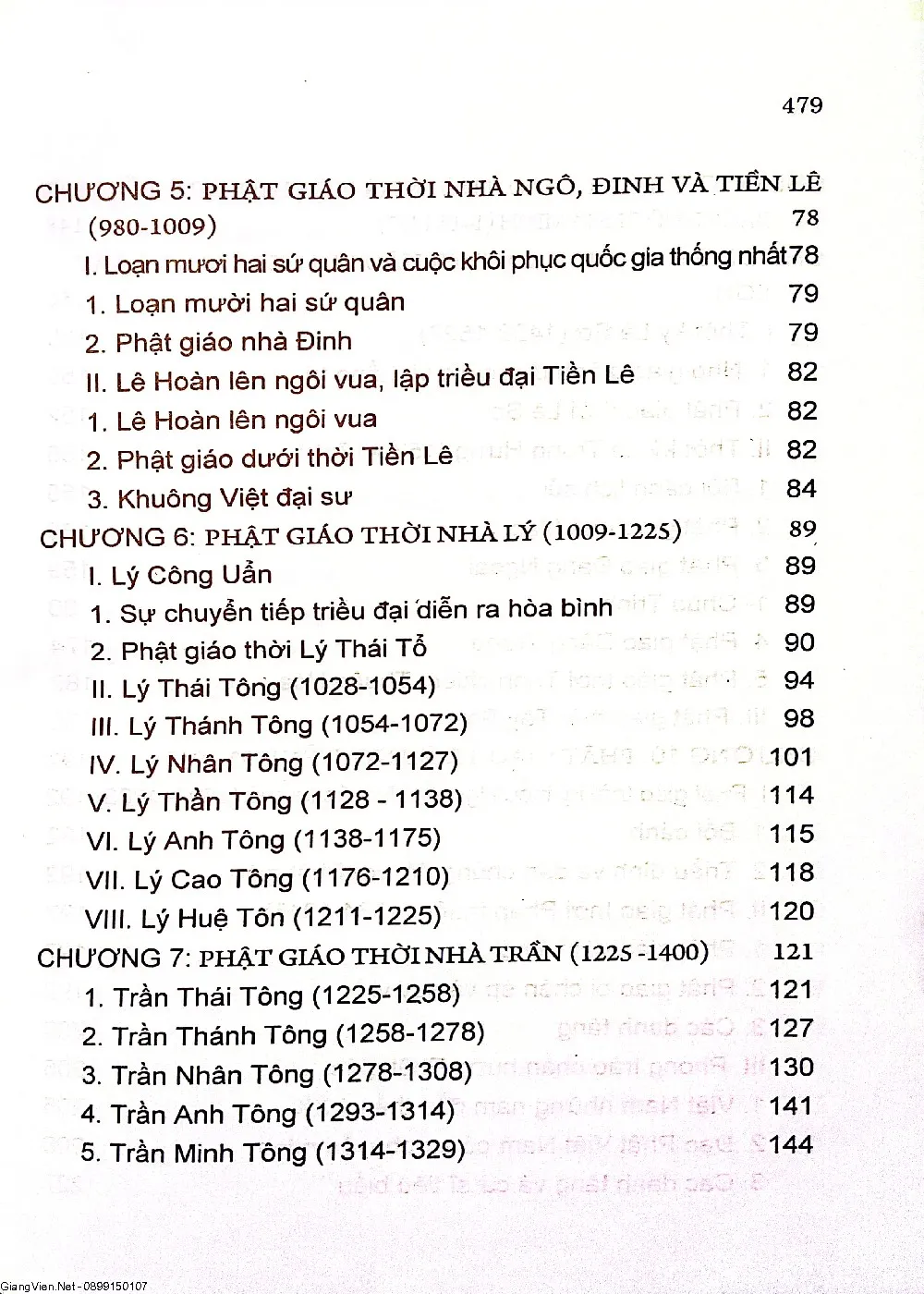Mục lục chi tiết trang 3 sách Hồ Chí Minh một biên niên sử