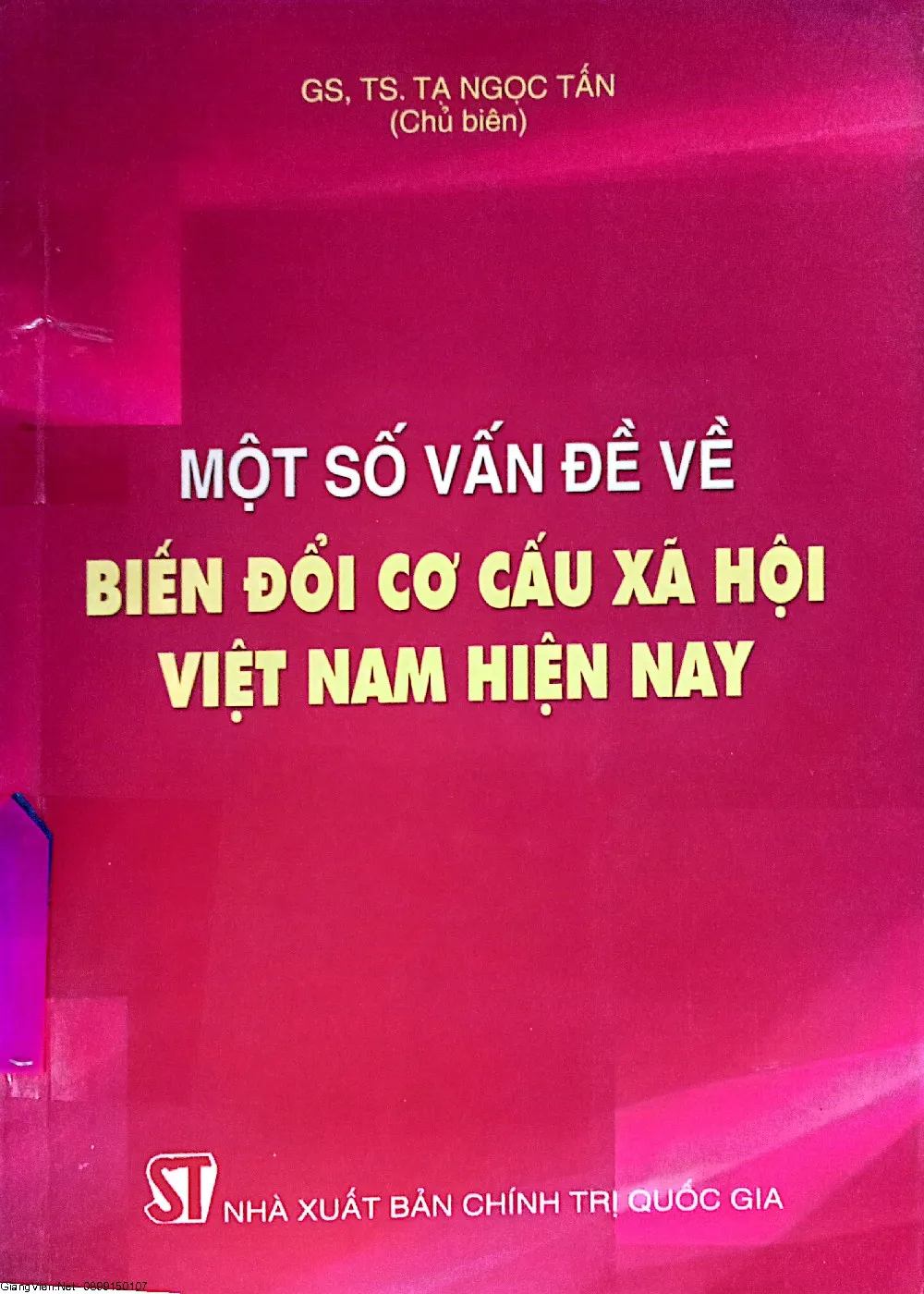 Ảnh bìa của Sách Một số vấn đề về Biến đổi cơ cấu xã hội Việt Nam hiện nay