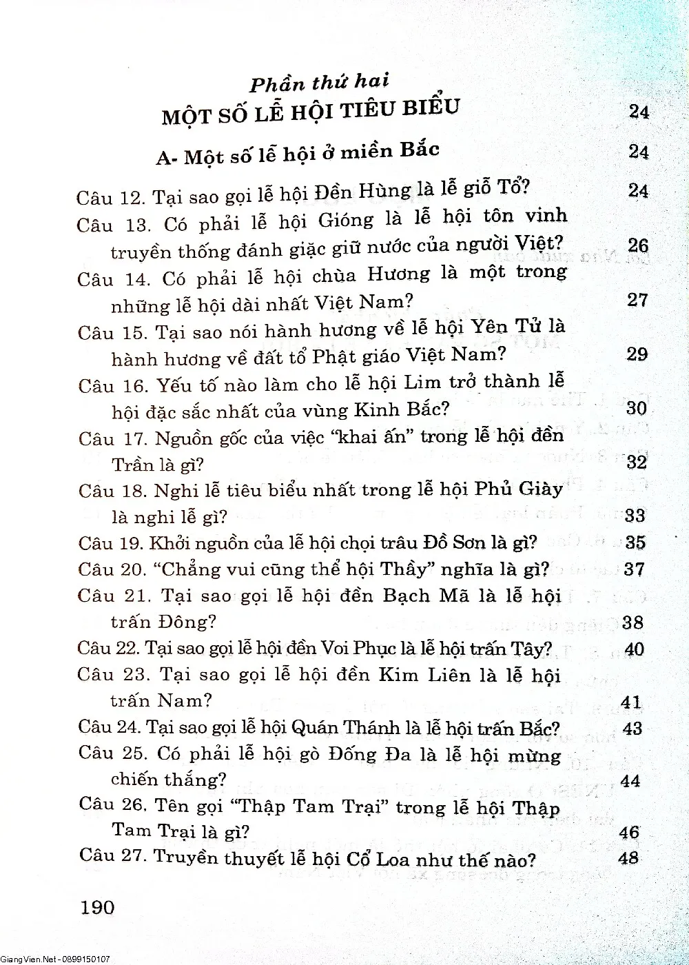 Mục lục chi tiết trang 2 sách Văn hóa, tín ngưỡng và thực hành tôn giáo người Việt (tập III)