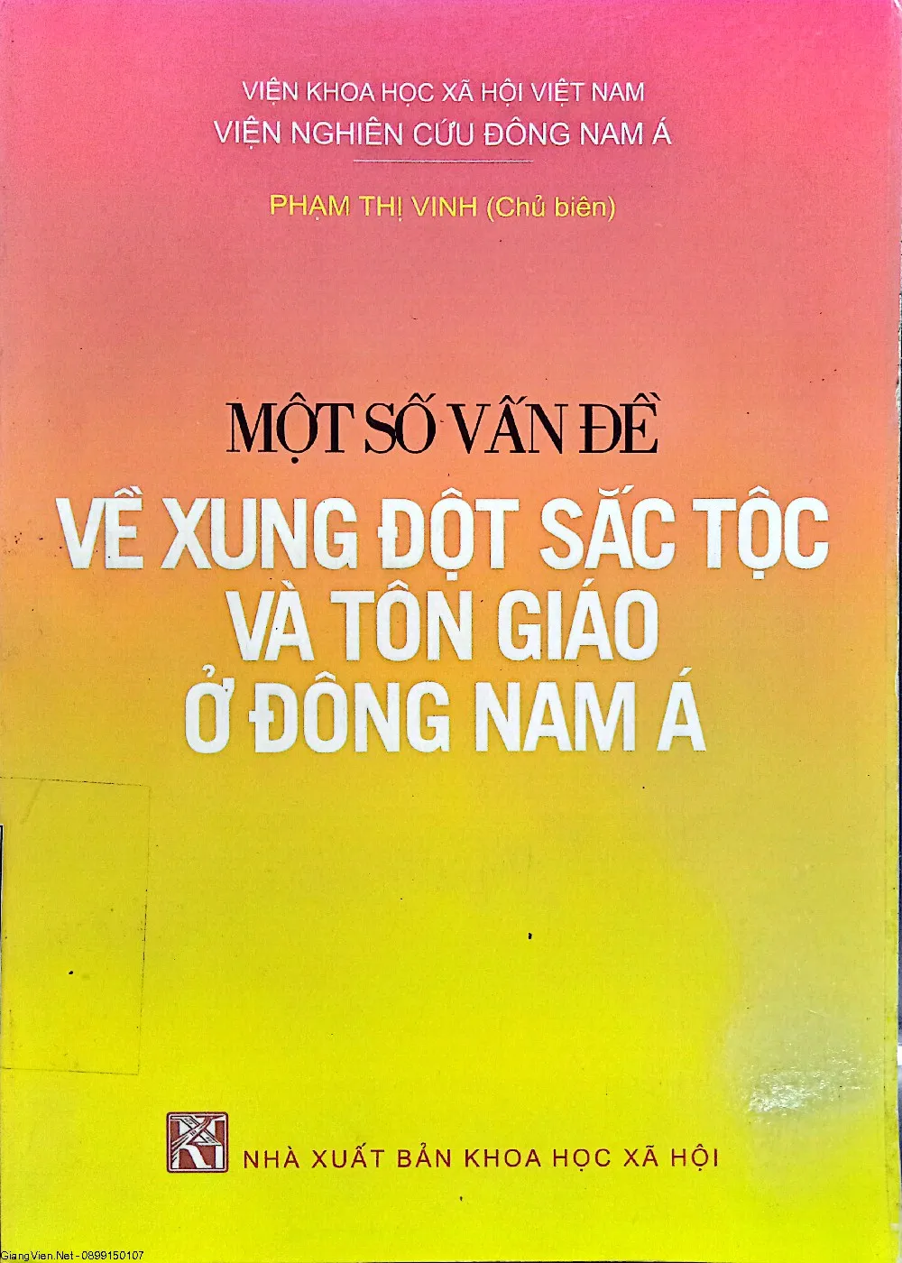 Ảnh bìa của Sách Một số vấn đề về xung đột sắc tộc và tôn giáo ở Đông Nam Á