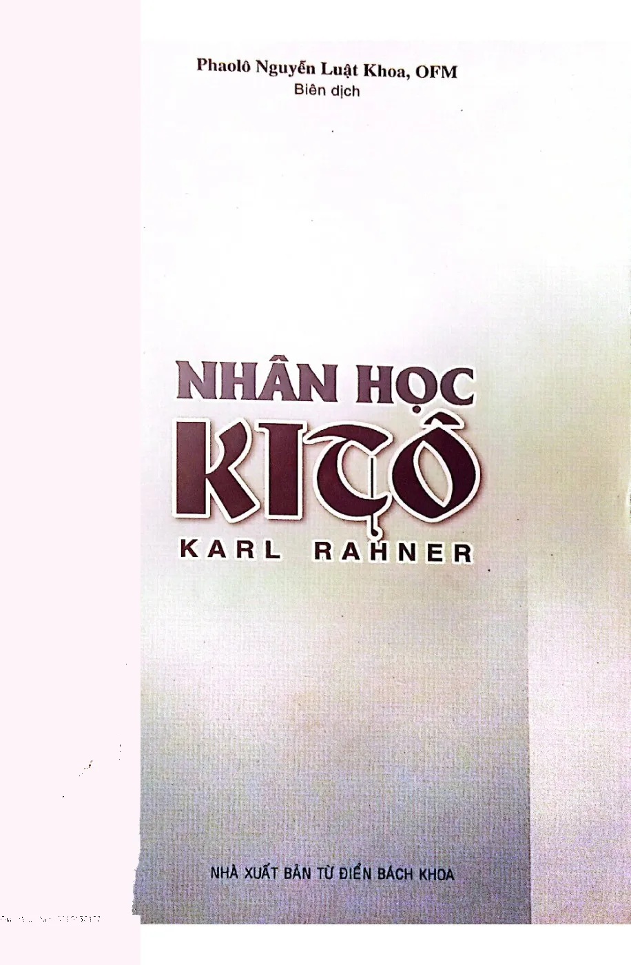 Ảnh bìa của Sách Nhân học Kito Karl Raher